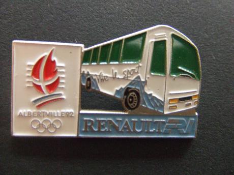 Renault Olympische Spelen bus om sporters te vervoeren
